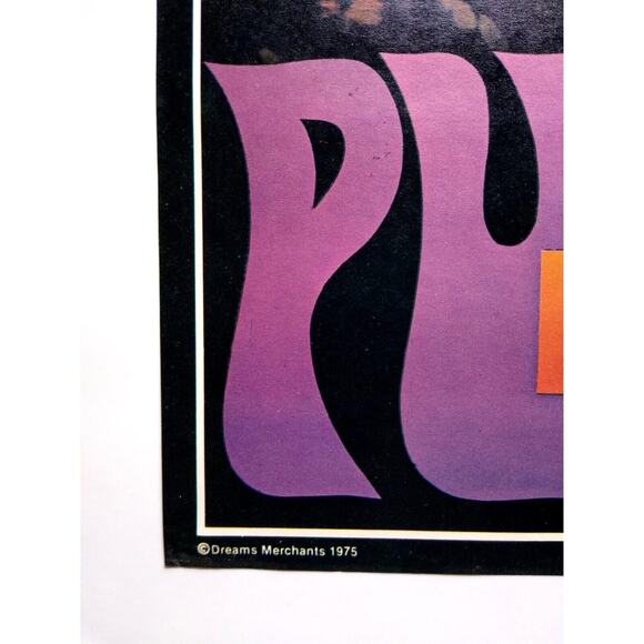 Deep Purple Richie Blackmore Wall Poster 1975 Classic Rock Music UNUSED 22" Orig - Picture 5 of 5